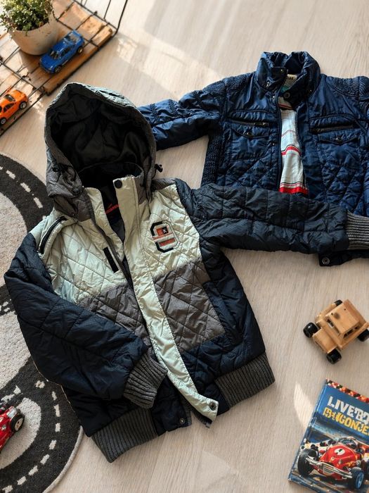 Две куртки для мальчика весна-осень 134