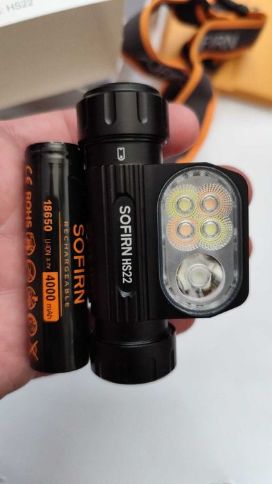 Lanterna frontala LED Sofirn HS22- full set