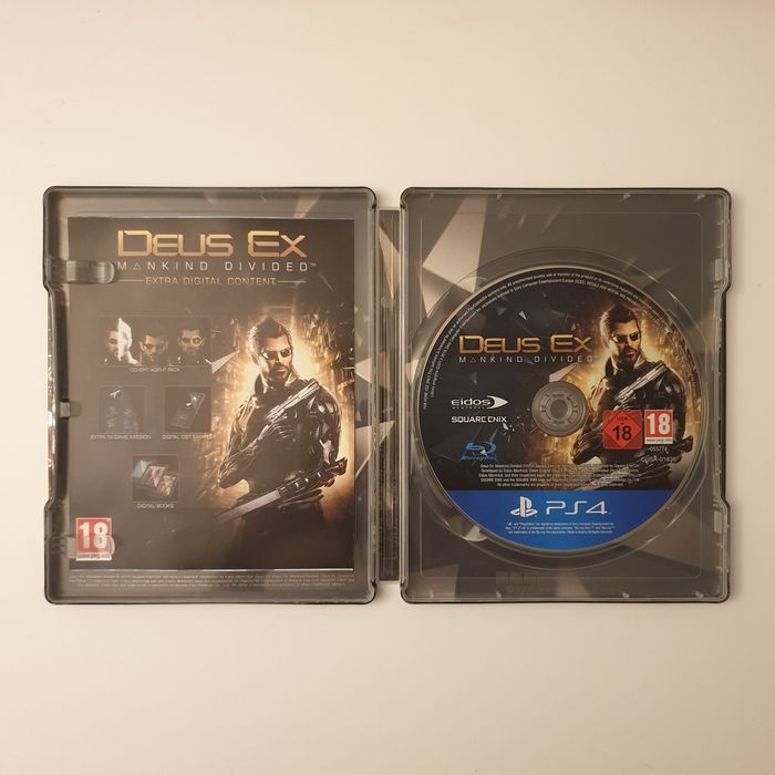 Steelbook + Joc Deus Ex Mankind Divided PS4/Playstation 4