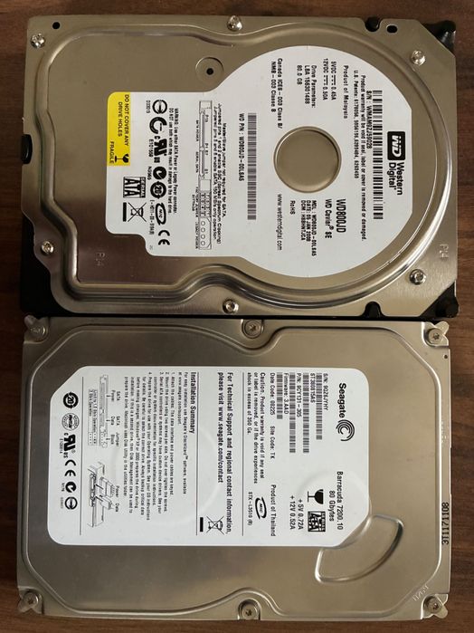 хард дискове за компютър Western Digital 80GB, SEAGATE 80GB