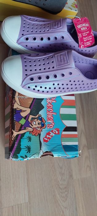 Skechers и Enrico Coveri летни сандали и балеринки естествена кожа 34 номер
