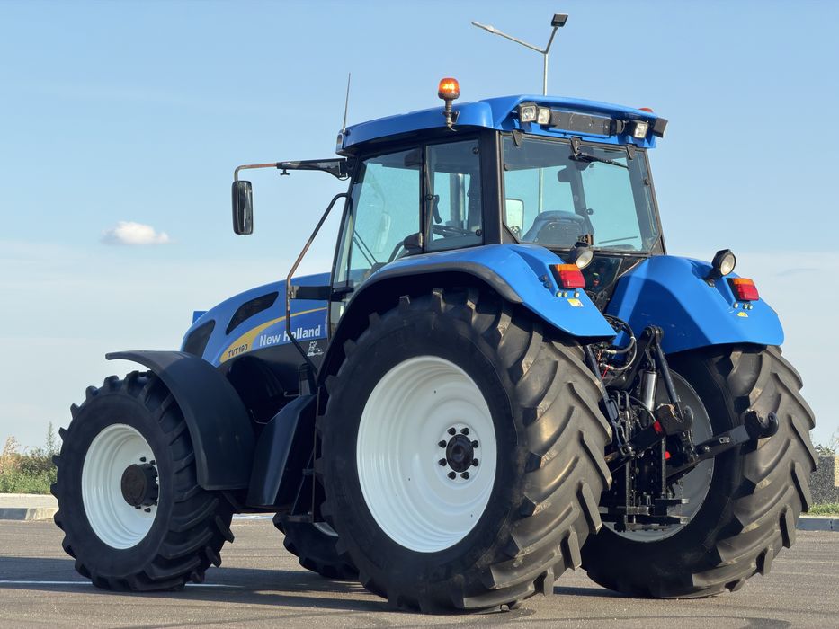 Tractor New Holland TVT 190 An 2007 ore 6172 de 190 CP import Danemarca Case Same Deeutz Claas John Deere Fiat Fendt Vaderstad Lemken Kuhn
