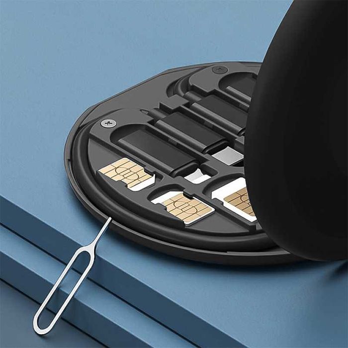 Комплект кабели за зареждане на устройства, в удобна кутия, 5 в 1