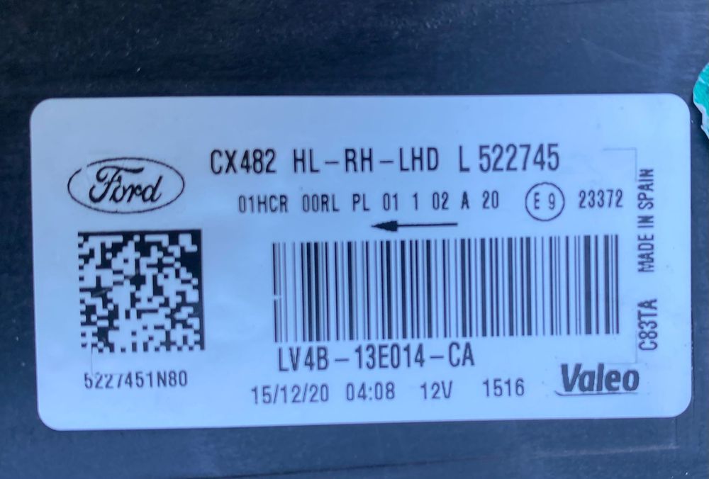 Фар десен фарове за Форд Куга Ford Kuga MK3