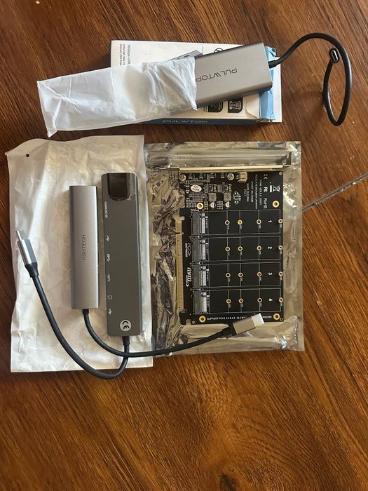Yangi USB-C Hub va NVMe SSD Adapterlar To‘plami