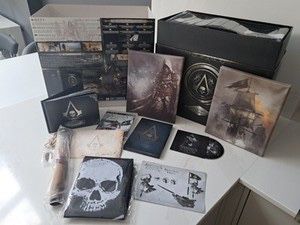 Assassin's Creed Black  Collector's Recynced PS5  si Black Chest PS4