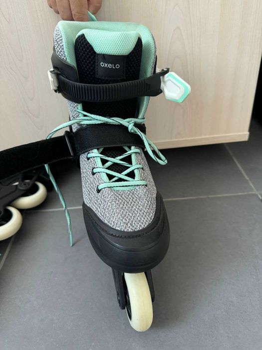 Чисто нови Унисекс ролери и 10броя конуси за слалом с ролери