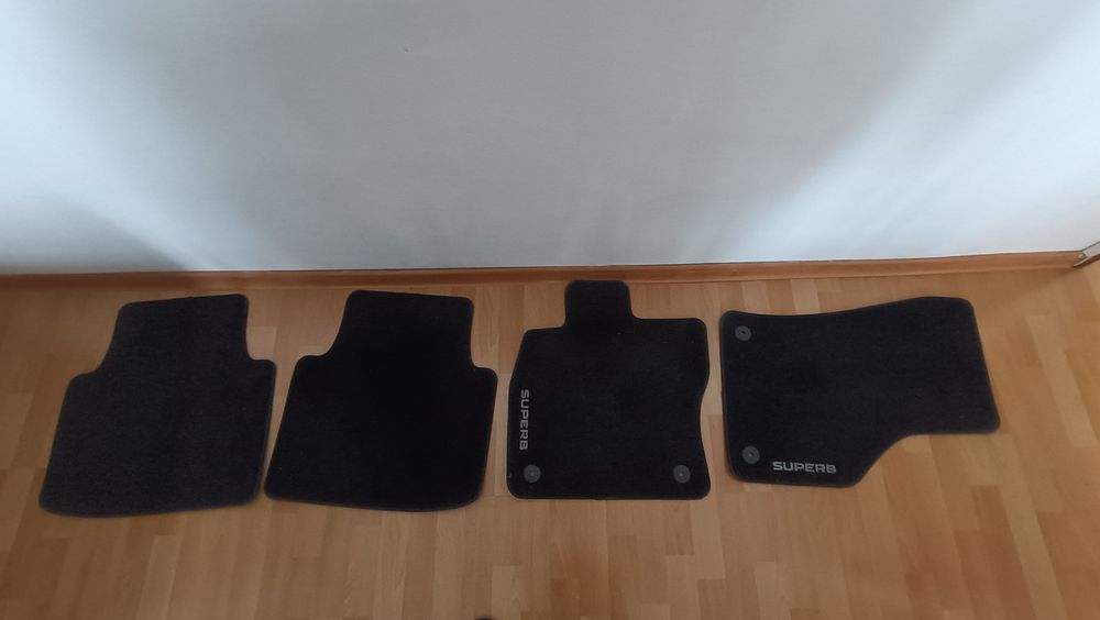 Covorase auto mocheta (negru) Skoda Superb III,