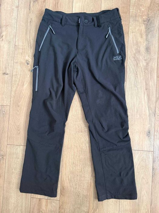 Jack Wolfskin 48 M barbati pantaloni softshell Flexshield captusit