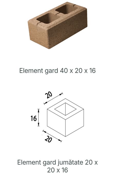 Element gard / boltar gard / segment gard