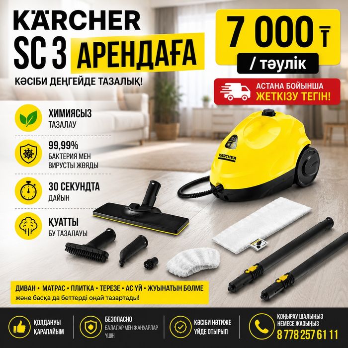 Аренда пораочиститель керхер