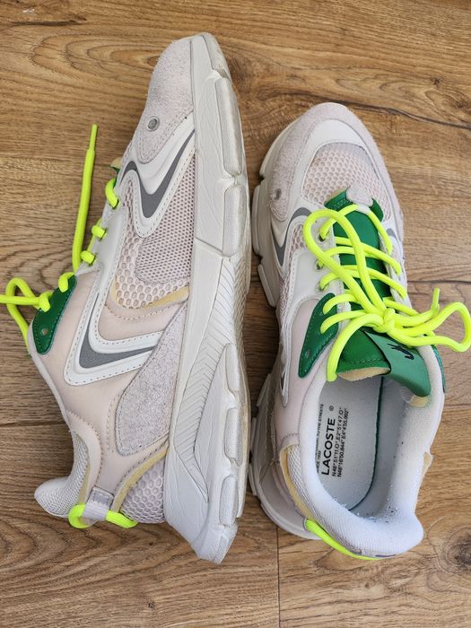 Маратонки LACOSTE l003 neo 123 sma off wht/grn