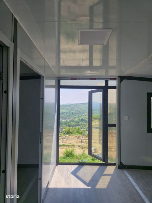 Casă modulară nouă în Tomești Dealul Crucii, 36 mp utili, teren 450 mp
