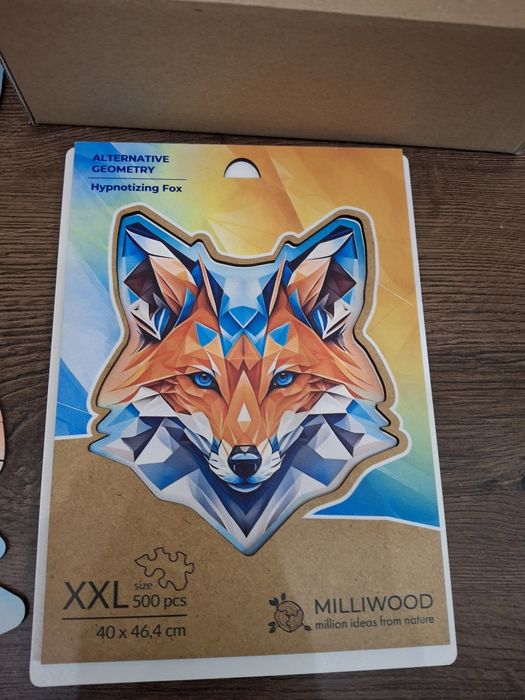 Дървен пъзел с 500 части