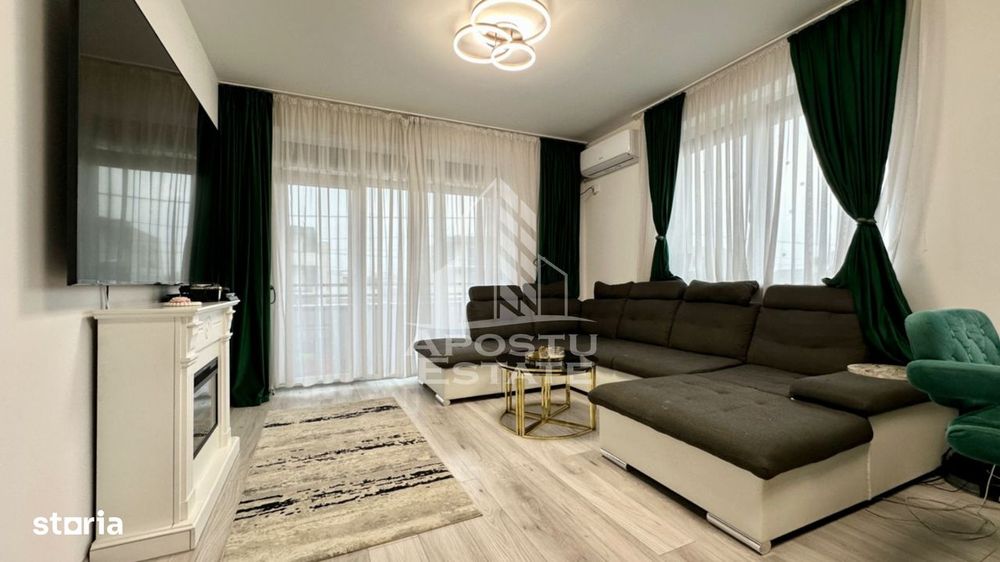 Apartament de vanzare cu 3 camere, etajul intai, Dumbravita