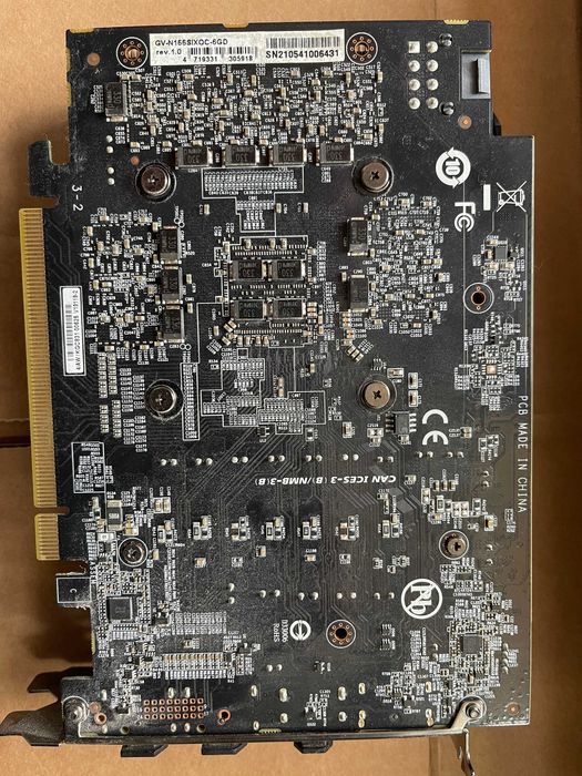 Видео Карта Gigabyte Geforce GTX 1660super Mini ITX OC 6GB