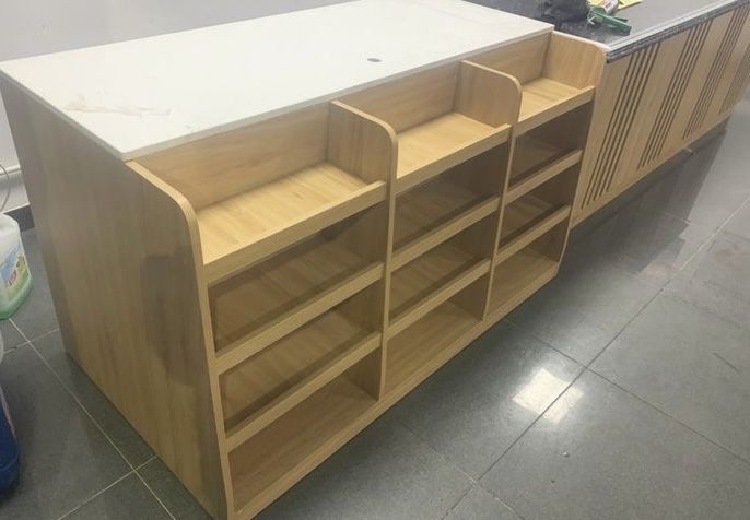 Кассовые зоны, респшен, полки