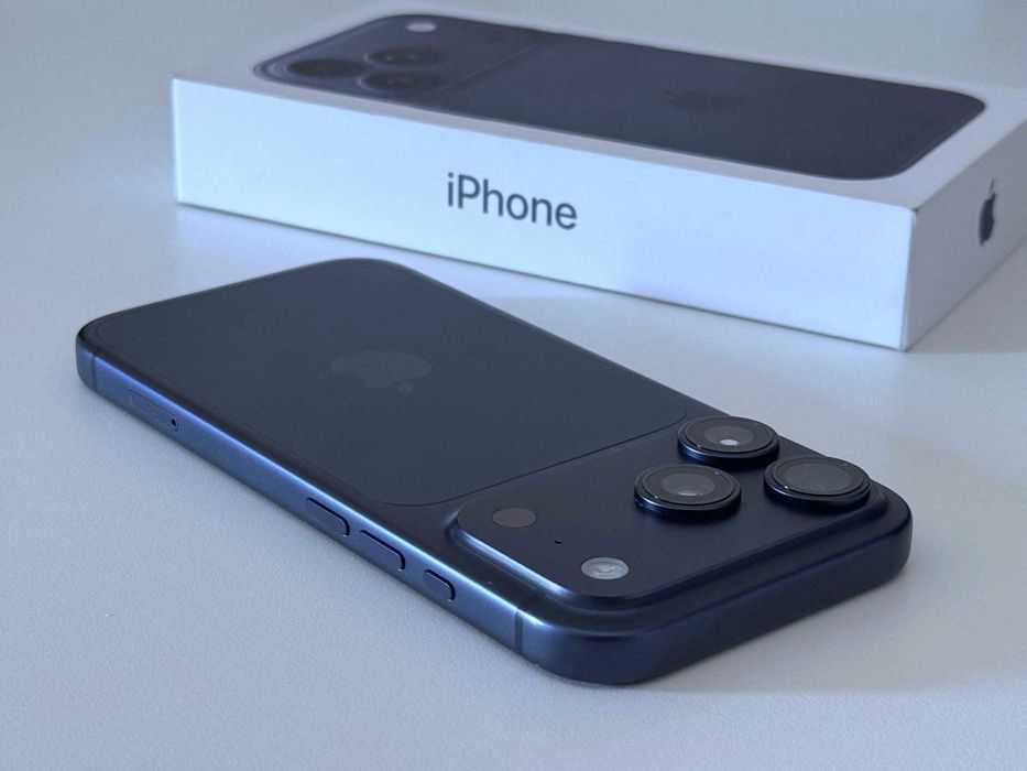 Бартер! Гаранция! iPhone 17 Pro Deep Blue (Син) 100% Батерия.