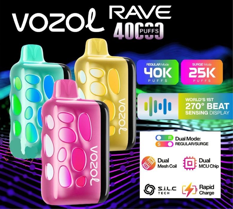 VOZOL 40.000 puffs rave vape