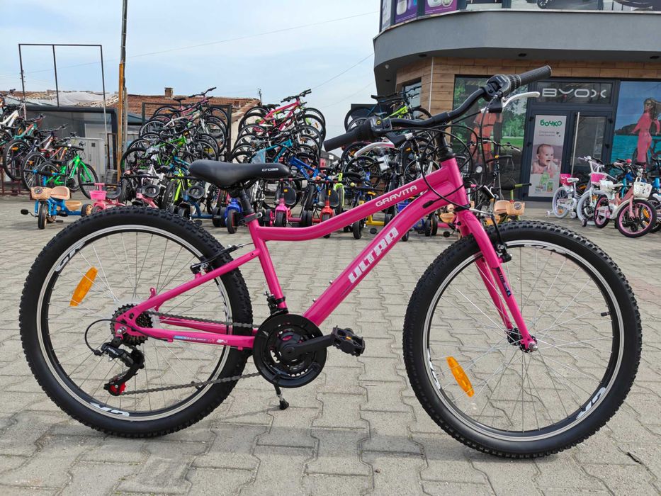 CROSS Велосипед 24" Ultra GRAVITA ново розово