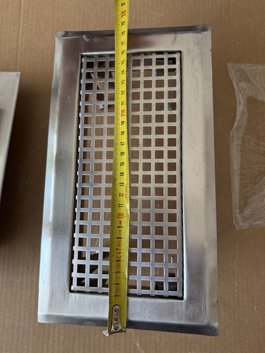 Grila ventilatie inox si trape de vizitare inox