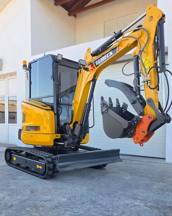 Miniexcavator Lubeck W303 Pro, motor Yanmar-Utilaj Nou-Factură externa fara TVA