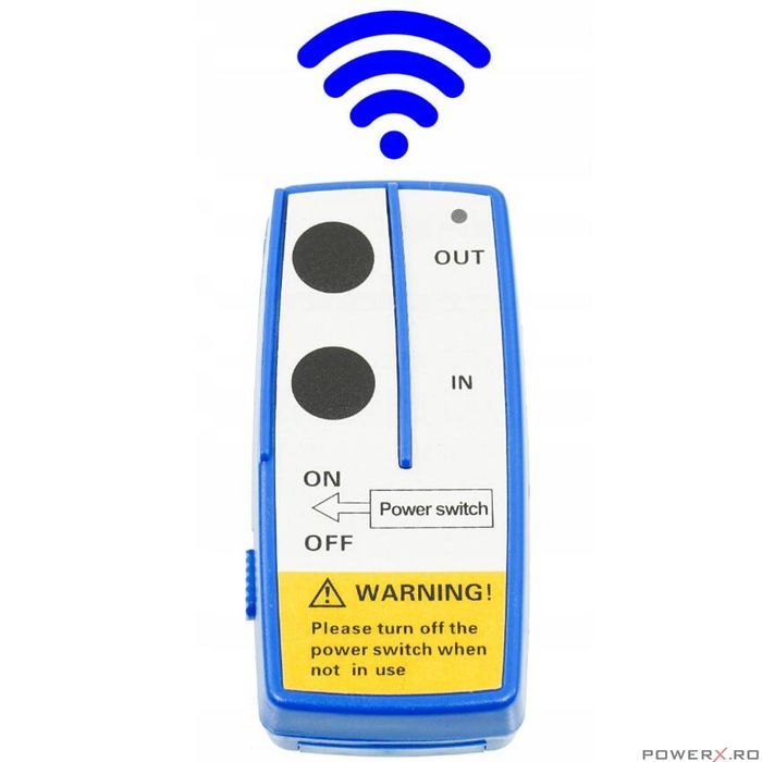 Troliu electric 12 V 130 A, tragere maxima 12000 l, capacitate