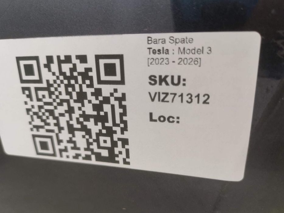 Тесла Model 3 / Tesla Model 3 [Задна броня Tesla Model 3 Оригинална В