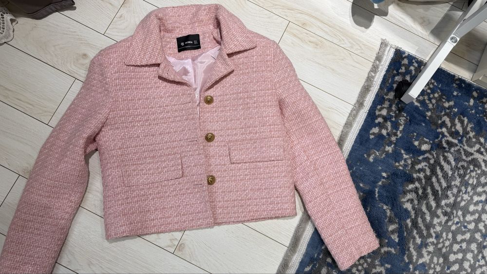 Пиджак твидовый размер S