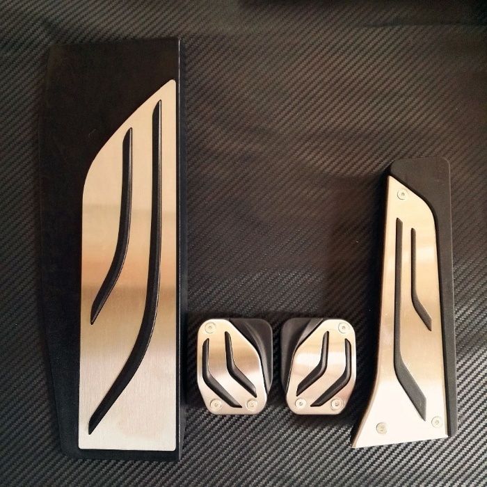 Ornamente INOX pedale M - BMW 1 2 3 4 - F20-21-22, F30-31-32-33-34-36