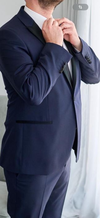 Costum slim Bigotti marimea 54 ceremonie, nunta,mire