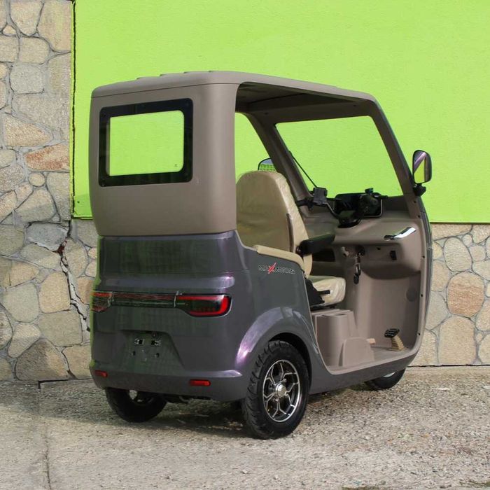 Триместна електрическа триколка Max Motors LUXURY BUS PURPLE