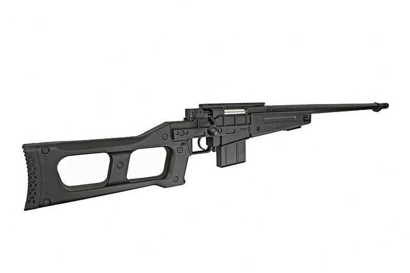 Продава се Airsoft реплика снайпер Swiss Arms SAS 08 Spring - Black - Cybergun/Well
