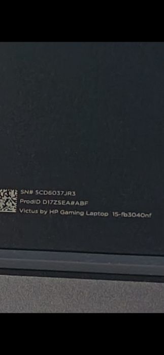 Laptop Gaming HP, VIctus 15,Fb,3040, Nou