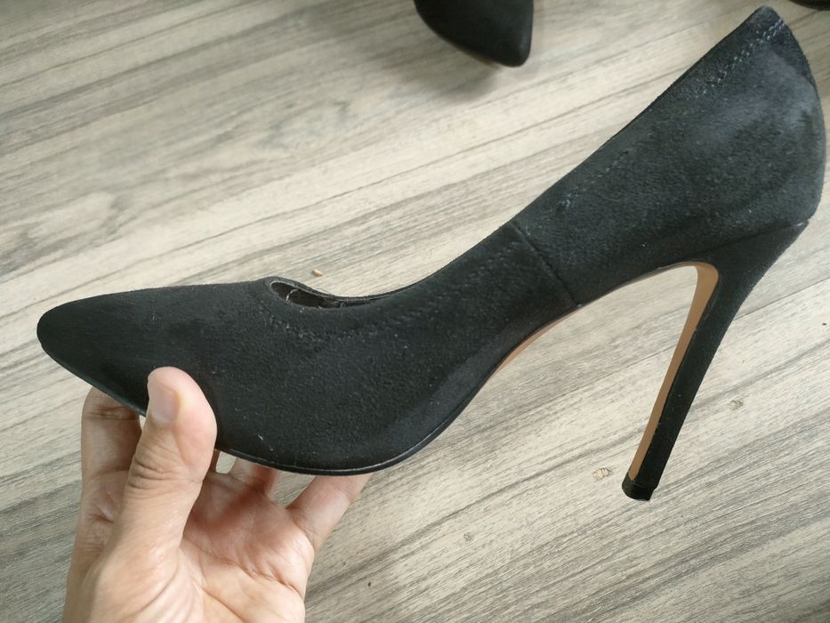 Замшевые туфли 39р.