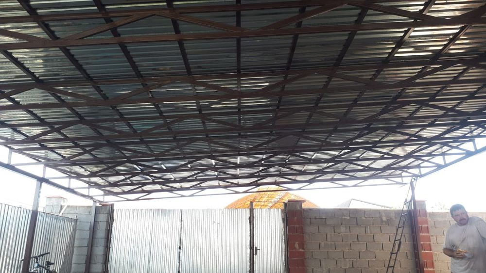 Сварочные. Работы строим навесы заборы