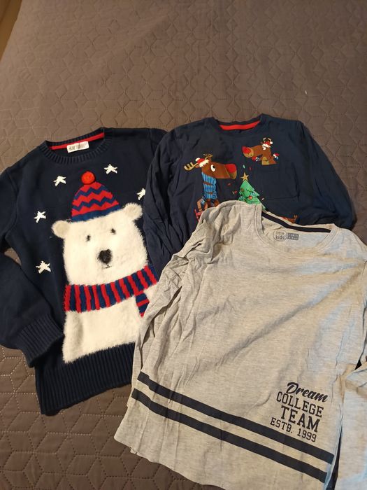 Лот от детски есенно-зимни дрехи ръст134-140