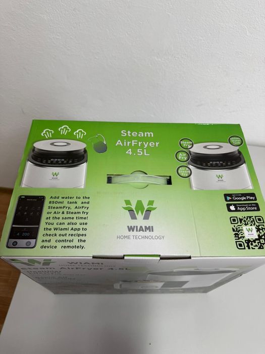 Friteuză cu abur Wiami Home Technology, cu o capacitate de 4,5 litri.