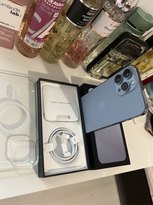 Iphone 13 Pro Max 128GB Sierra Blue Full Box !