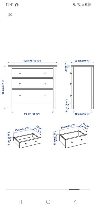 Comoda ikea HEMNES
