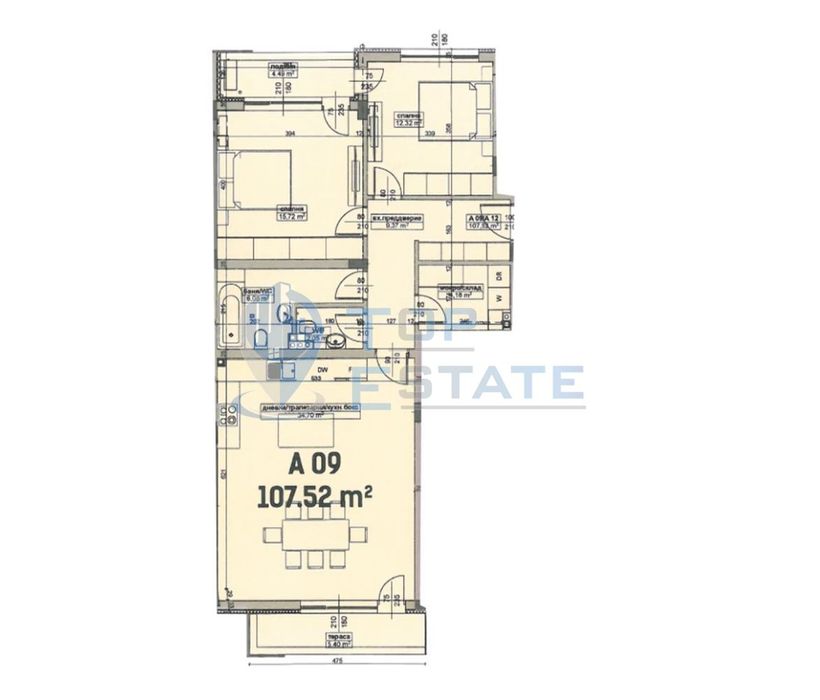 Продава се Тристаен апартамент в Велико Търново, Бузлуджа - 119 кв.м за 1058 €/кв.м - Снимка #4