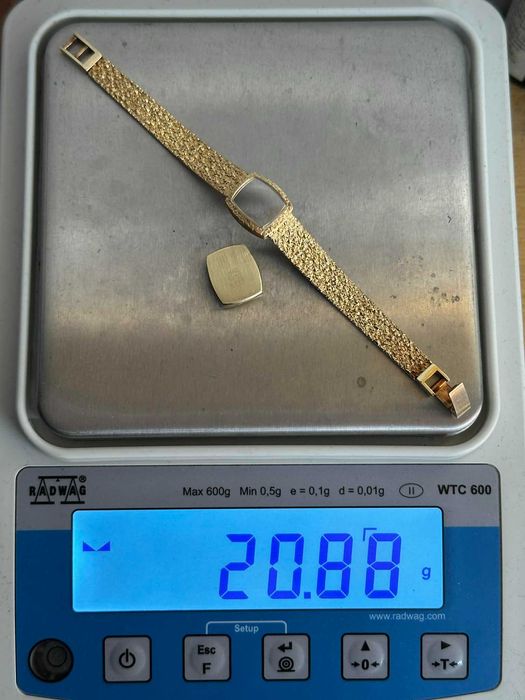 Златен дамски механичен часовник Zentra / 14к GOLD