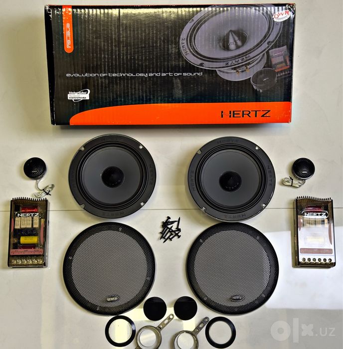 2-Компонентные динамики Hertz HSK-165 250w Midbass+Piwalka(16,5sm)