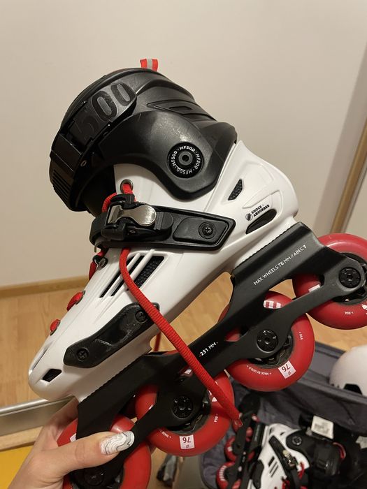 Role copii/adulti 36, cu cotiere genunchiere casca