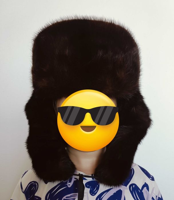 Ушанка норковая мужская