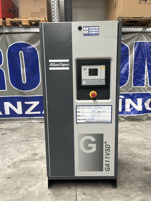Compresor cu surub 11 kw Atlas Copco sh
