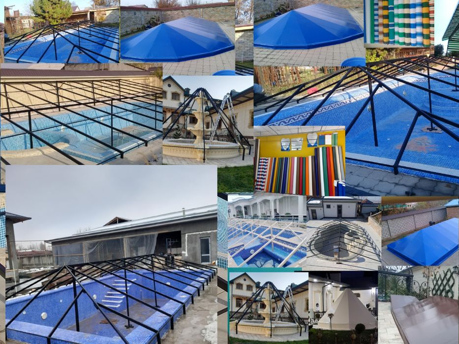 Банер  тент  навес  и  бассенларни  нолдан  установка киламиз