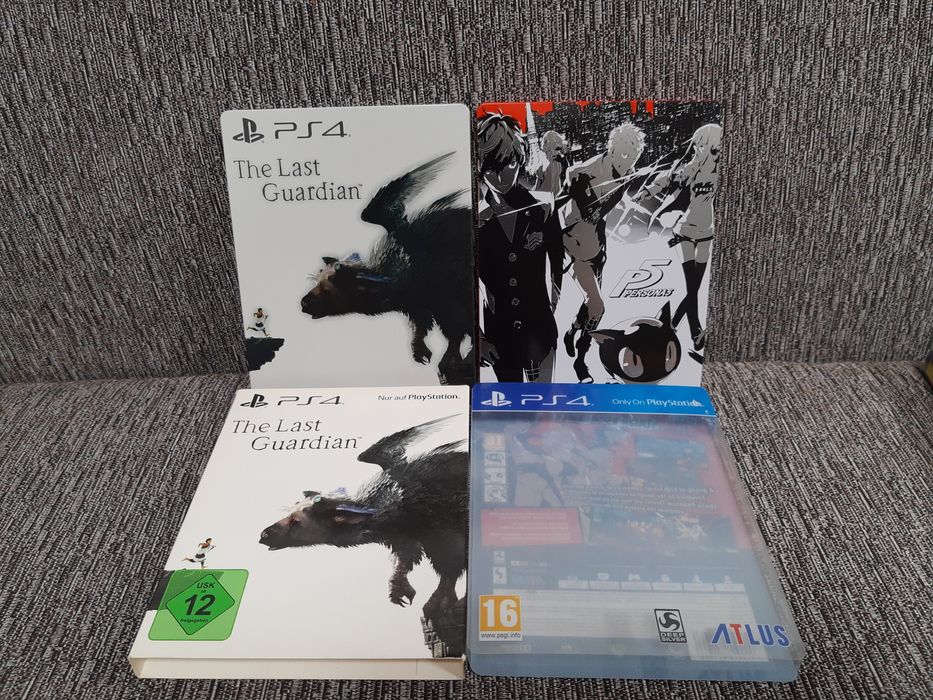 Last Guardian , Persona 5 Steelbook ,метална кутия PS4