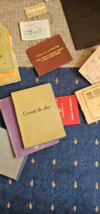 carnet cec vechi economii carnet elev bilete tren vechi toate