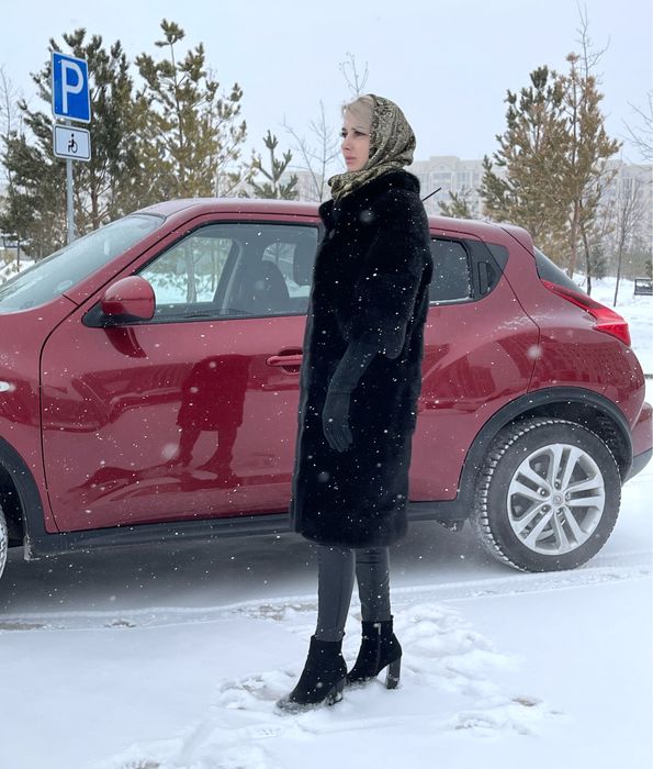 Шуба норковая 100 см